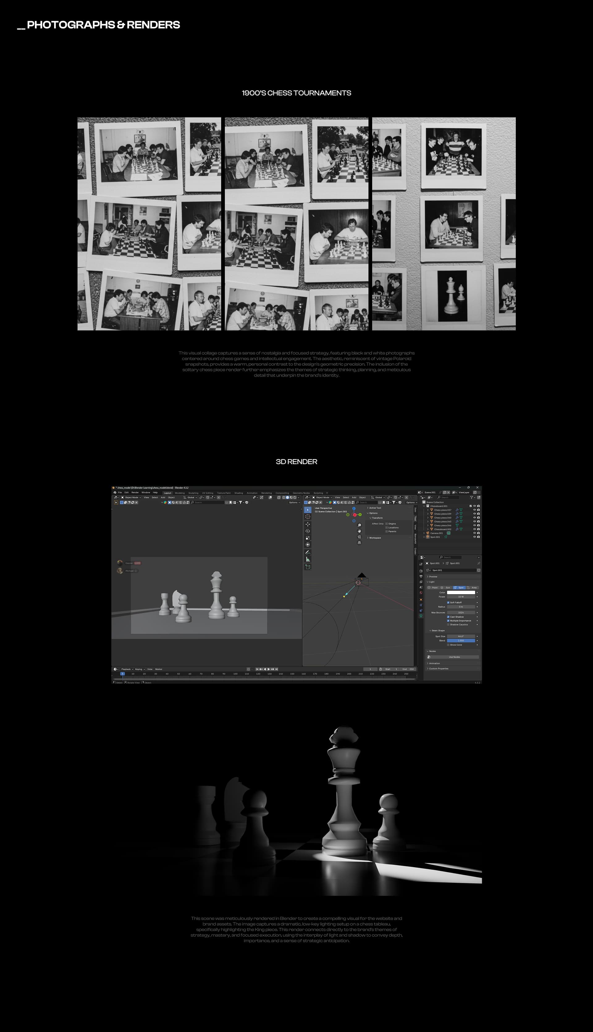 CHECK MATE KING website design — view 2