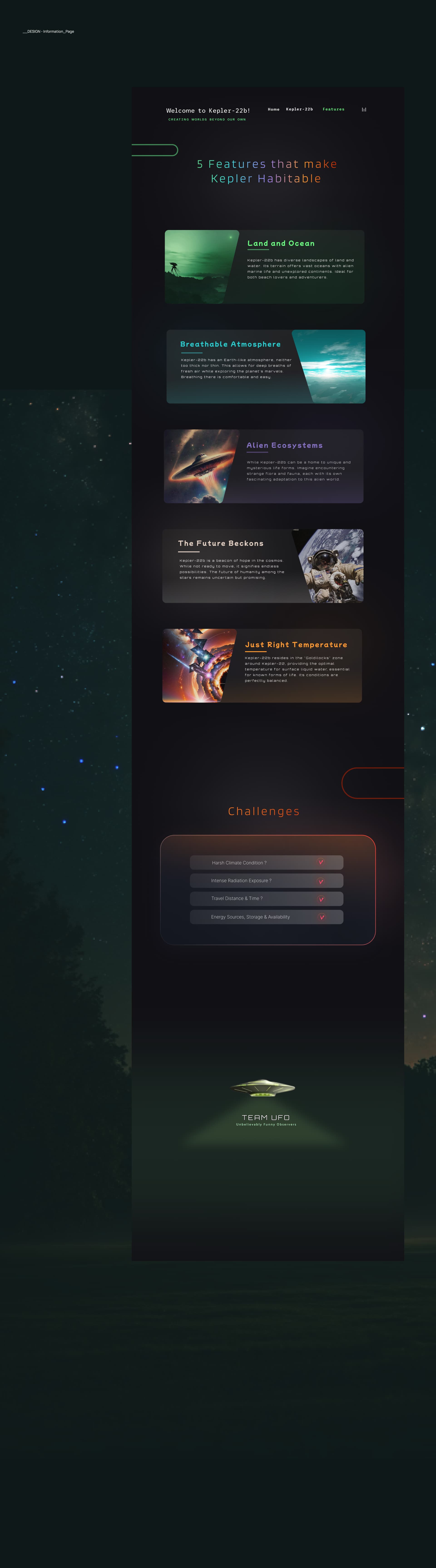 KEPLER 24B website design — view 4
