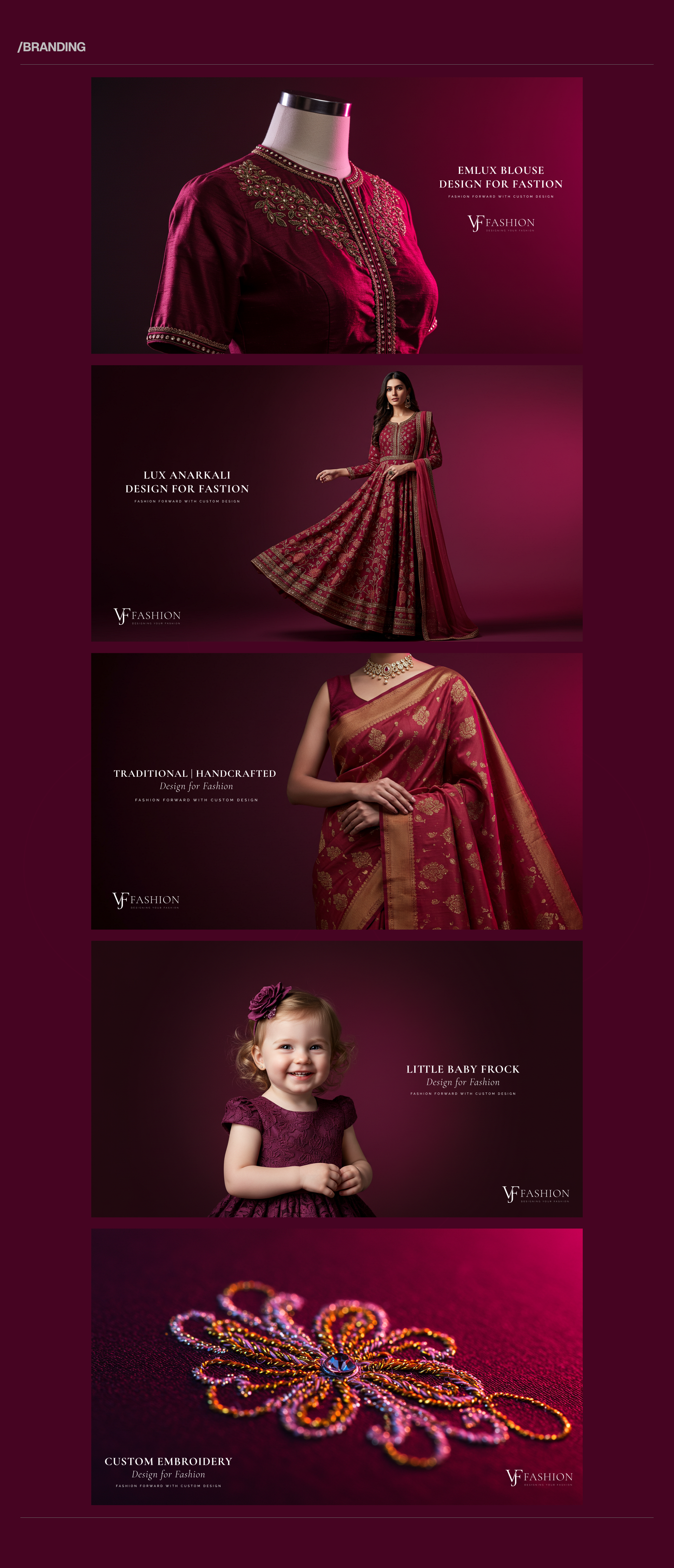 V-FASHION website design — view 2